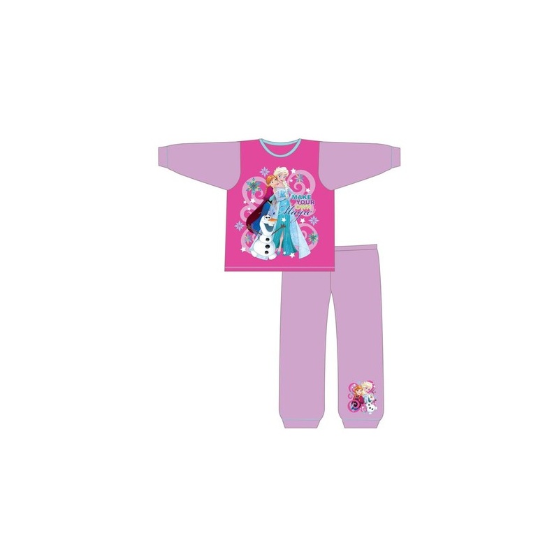 Dievčenské bavlnené pyžamo DISNEY FROZEN Pink LK366