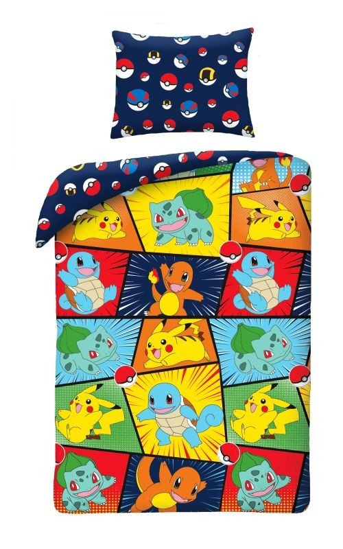 Obliečky Pokémon puzzle 140/200, 70/90