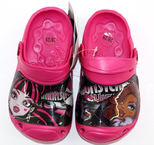 Monster High Crocs plážová obuv > varianta 02 - ružová MH93