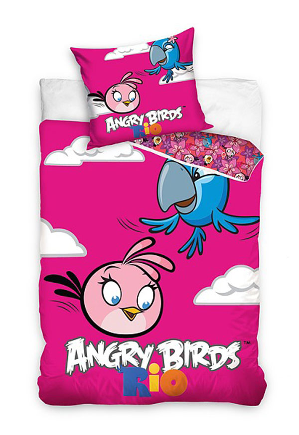 obliečky Angry Birds Rio Stella a Perla 140/200