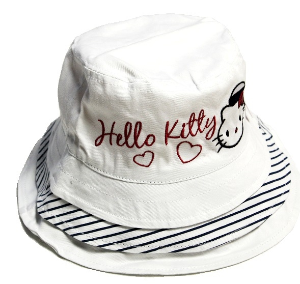 HELLO KITTY biely klobúčik